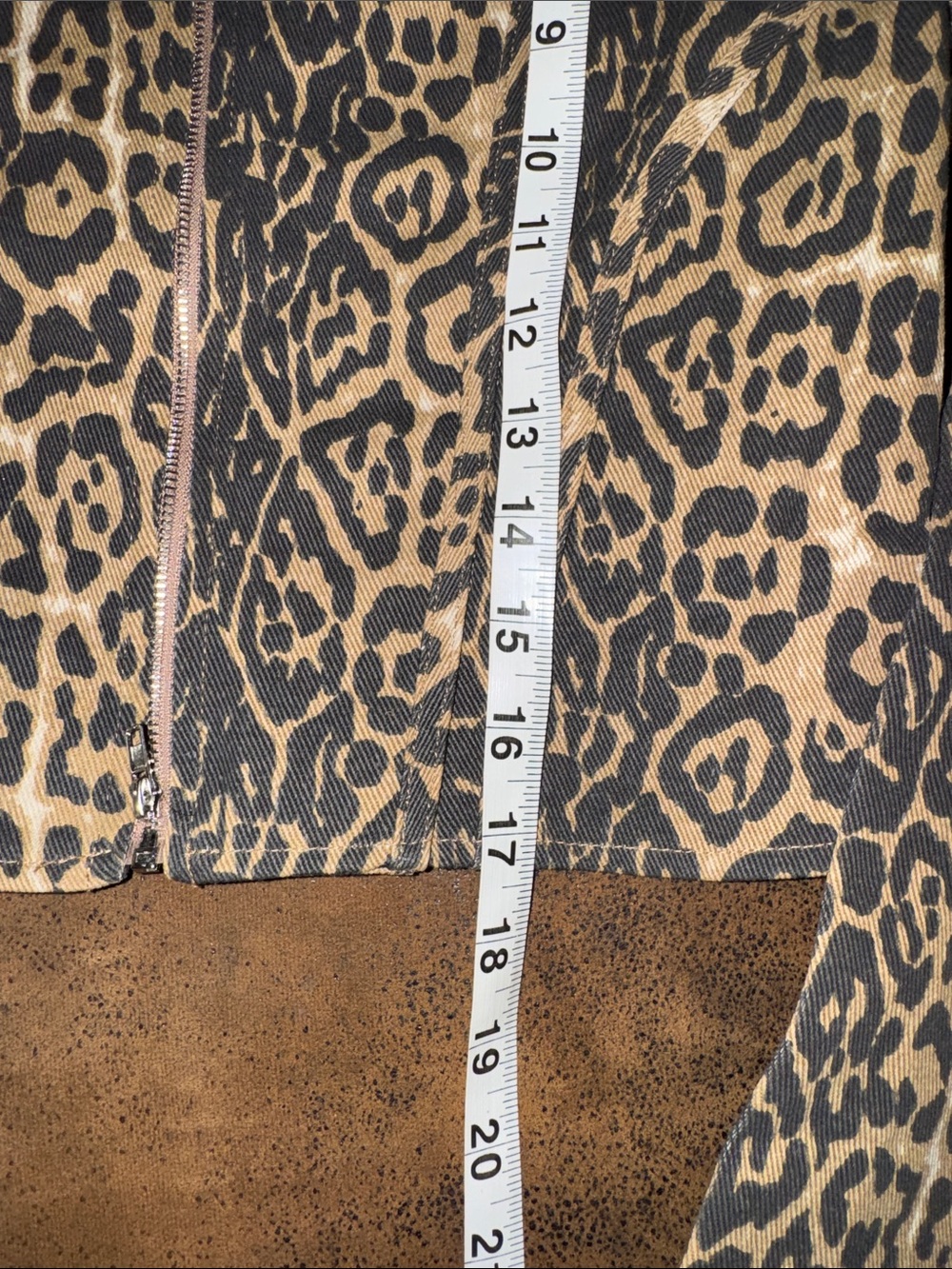 Leopard Print Cropped Jacket - Picture 10 of 13
